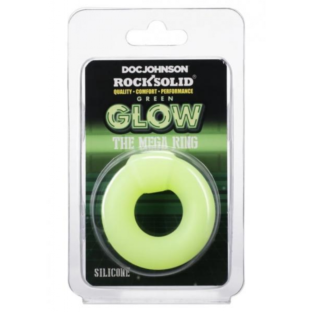 Rock Solid Mega Ring - Green Glow