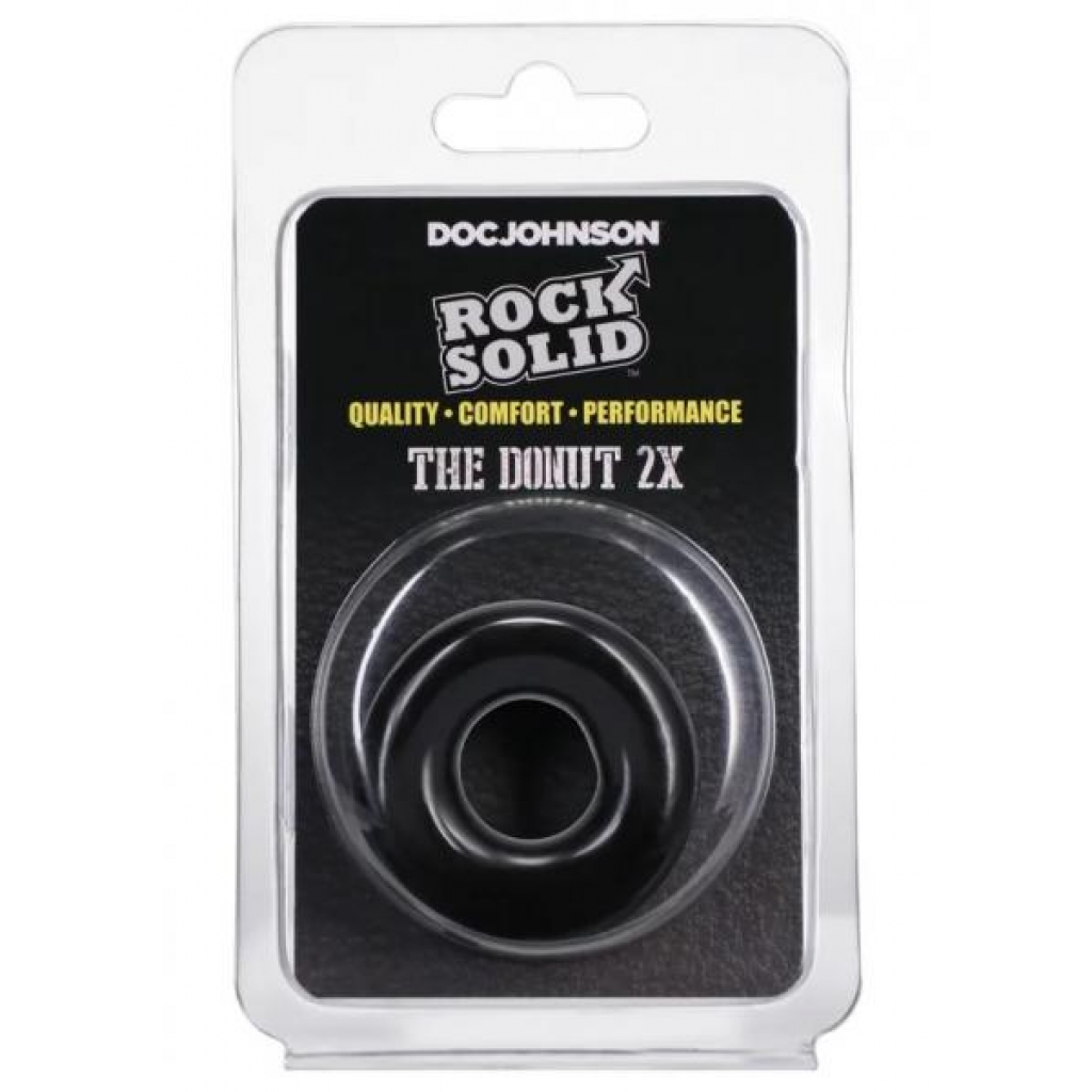 Rock Solid Donut C-Ring - 2x Black