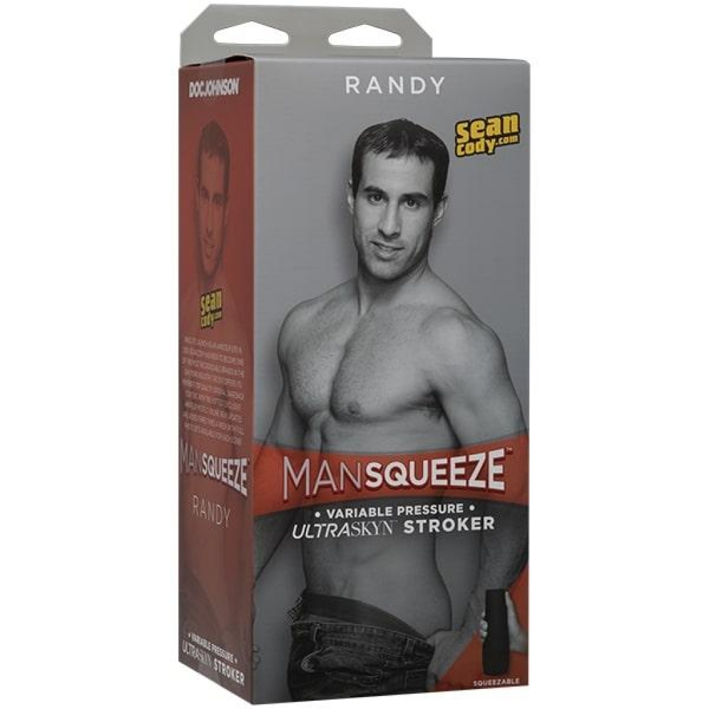 Man Squeeze Randy Vanilla Stroker