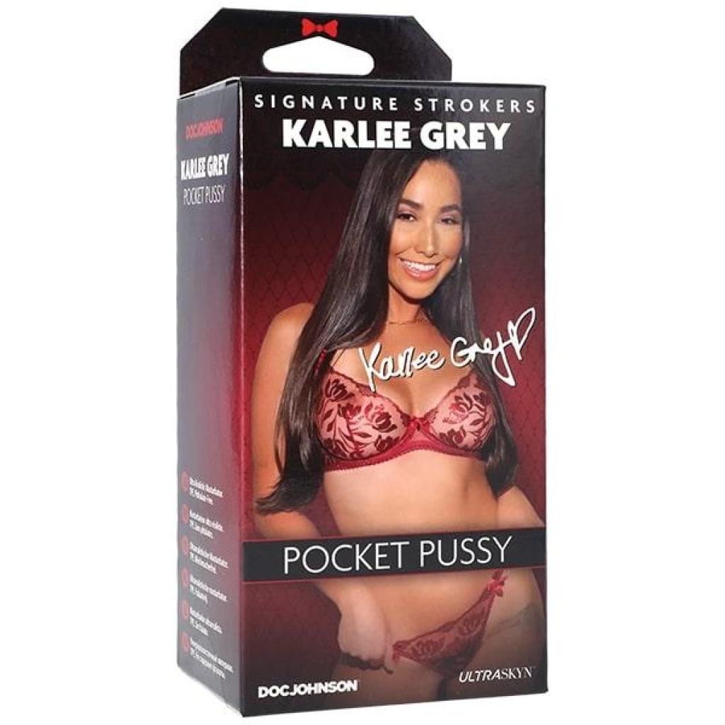 Signature Strokers Karlee Grey Ultraskyn Pocket Pussy - Vanilla