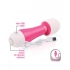 Fuzu Rechargeable Mini Wand: Pink Travel Size