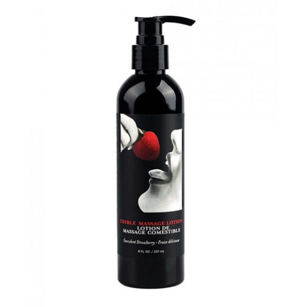 Edible Massage Lotion Strawberry - Deliciously Sensual