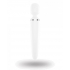 Satisfyer Wand-Er Woman Body Wand Massager - White and Chrome