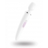 Satisfyer Wand-Er Woman Body Wand Massager - White and Chrome