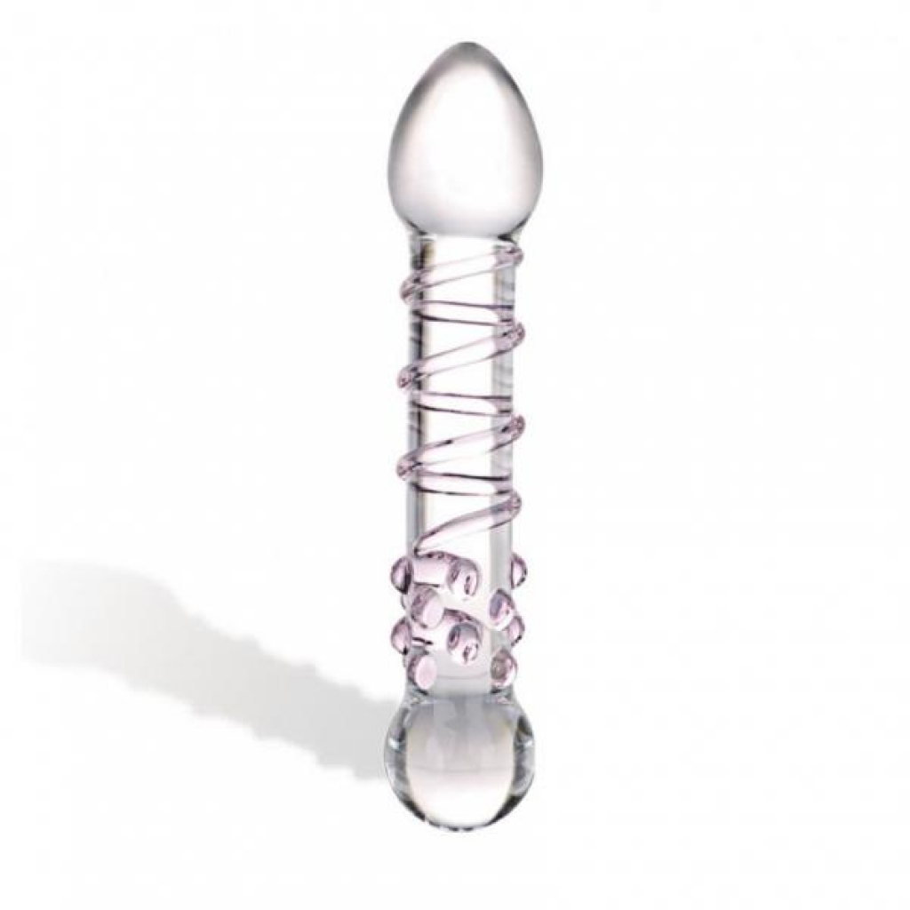 Spiral Staircase Full Tip Glass Dildo - Artistic Pleasure Tool