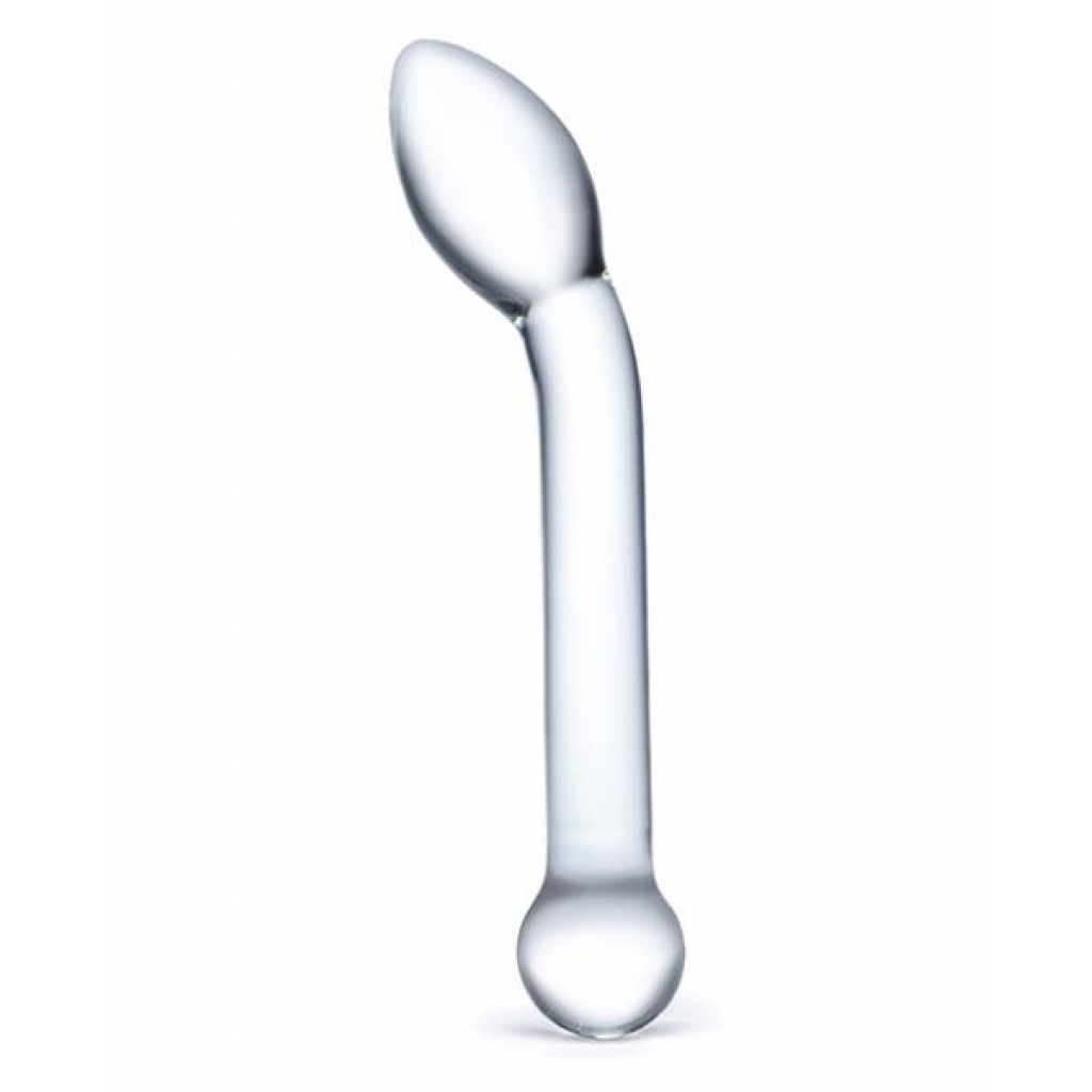 8-Inch Slimline G-Spot Glass Dildo - Expertly Crafted for Pleasure