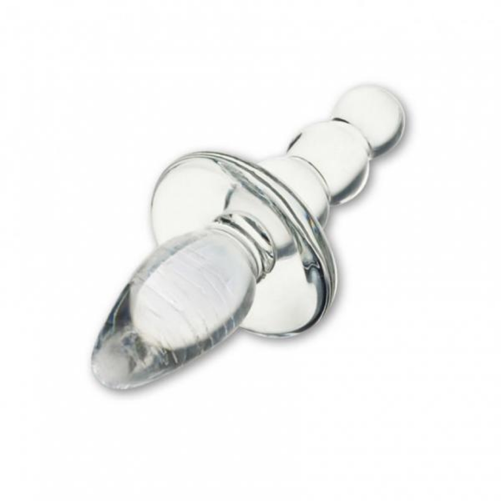 Glas Titus Beaded Glass Butt Plug