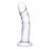 Glas 7 Curved Realistic Glass Dildo with Veins