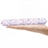 Glas 9 Inch Purple Rose Nubby Glass Dildo - Luxurious Texture