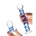 Glas 2pc Double Penetration Glass Swirly Dildo & Butt Plug Set - Exquisite Pleasure