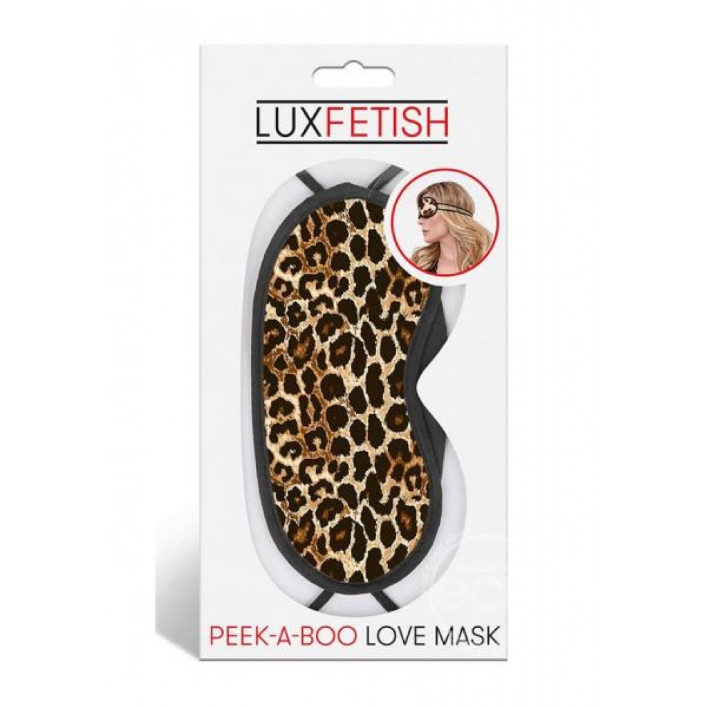 Lux Fetish Peek-a-Boo Love Mask: Sensory Deprivation Delight