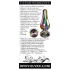 Rainbow Metal Plug - Medium Size with Sparkling Gem