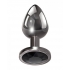 Evolved Gem Black Anal Plug - Small