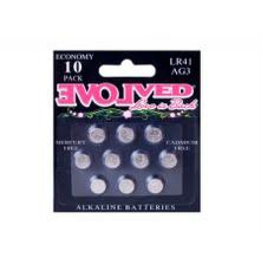 Evolved LR44 Batteries - 10 Pack