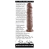 Evolved 7-Inch Realistic Dong - Dark Brown Pleasure Experience