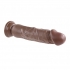 Evolved 7-Inch Realistic Dong - Dark Brown Pleasure Experience