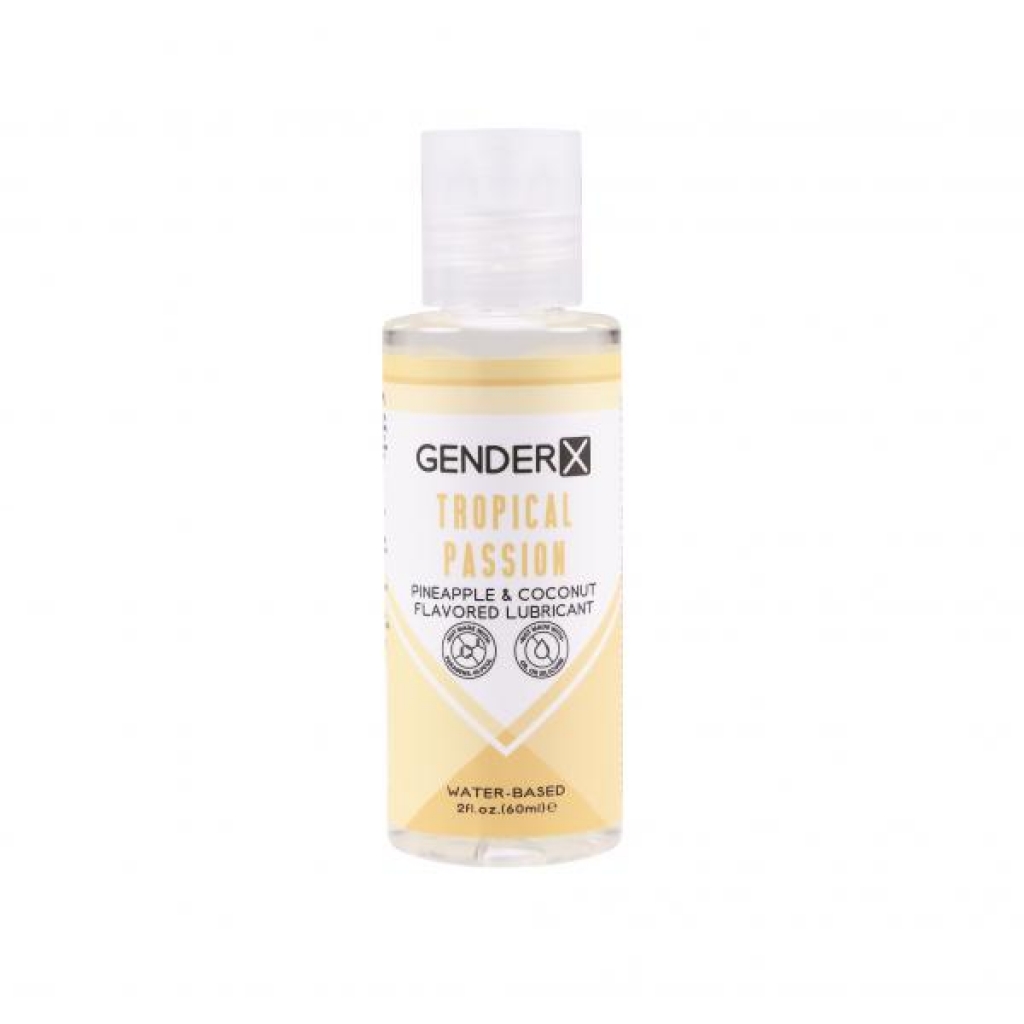 Gender X Tropical Passion Flavored Lubricant - 2 Oz