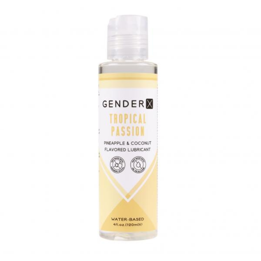 Gender X Tropical Passion Flavored Lube - 4 Oz