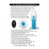 Gender X Electric Blue Vibrator - Remote Controlled and Submersible