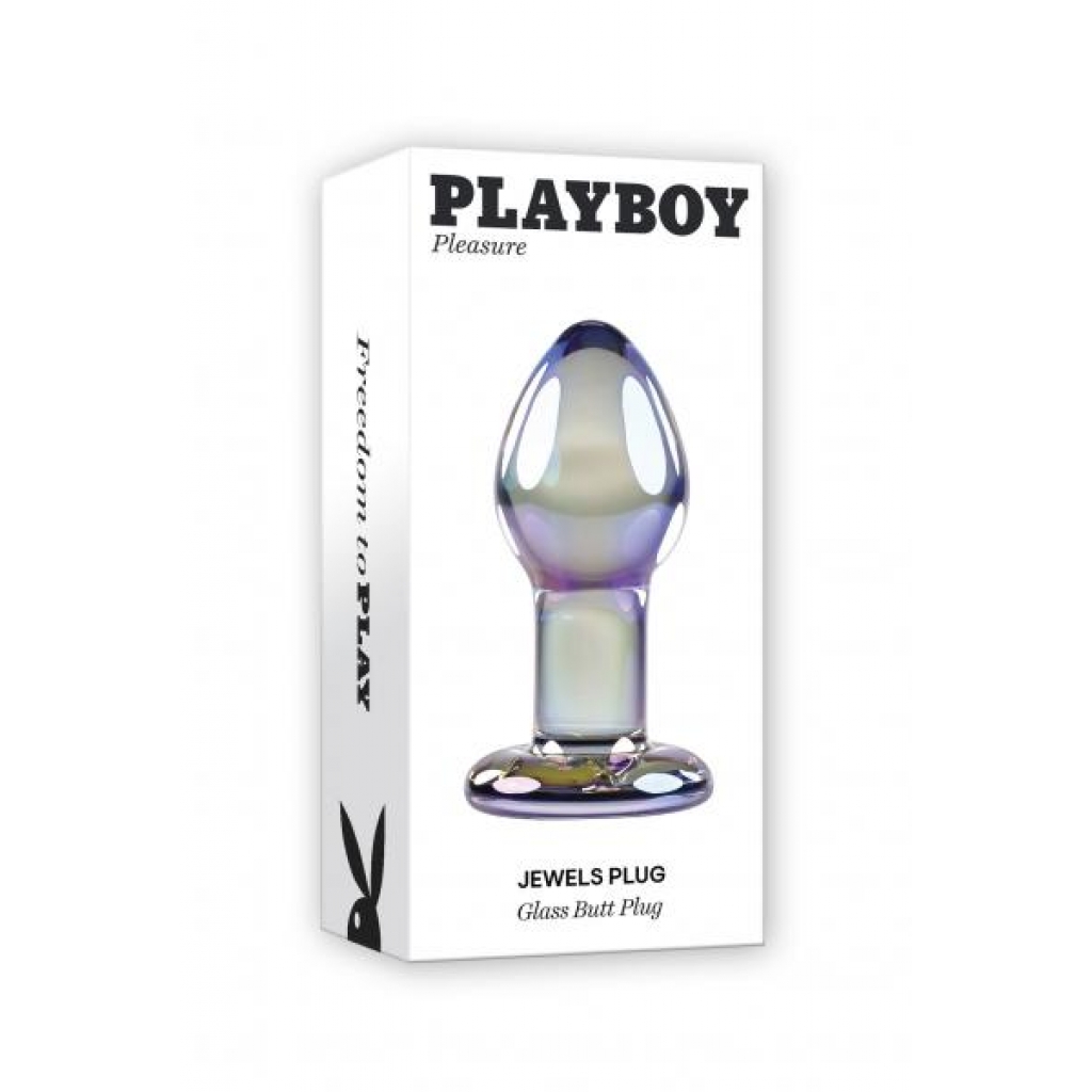 Playboy Jewels Glass Butt Plug