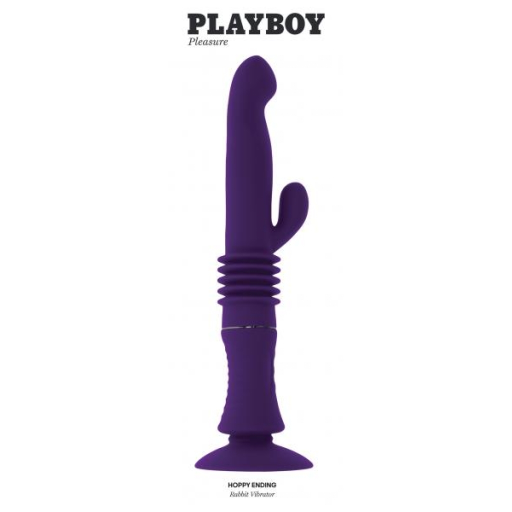 Playboy Hoppy Ending Purple Rabbit Vibrator