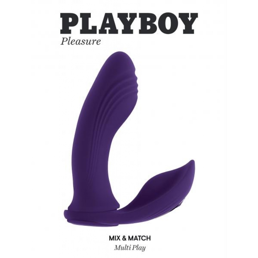 Playboy Mix & Match - Multi-Play Purple Vibrator