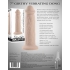 Evolved 7-Inch Girthy Realistic Vibrating Dong - Light Skin Tone