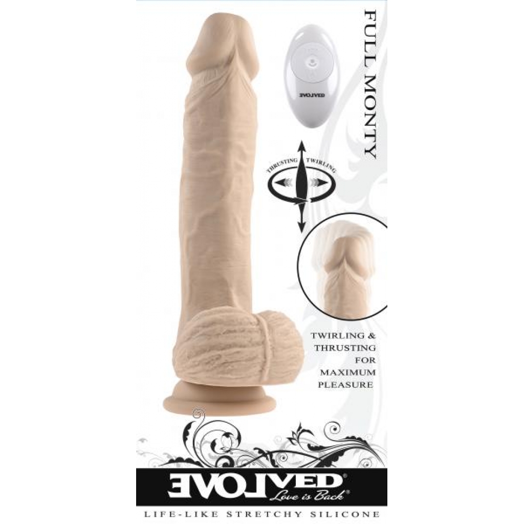 Evolved Full Monty Light - State-of-the-Art Vibrating Dildo