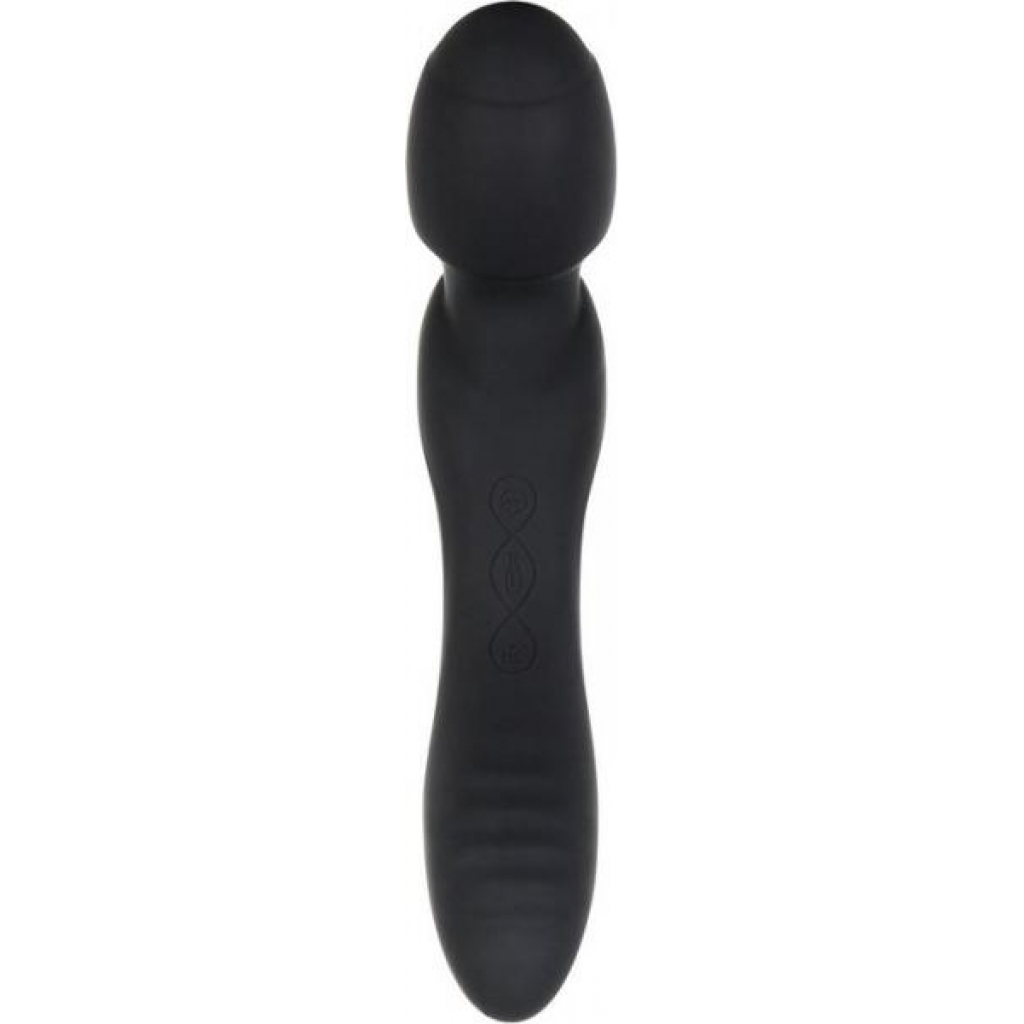 Wanderlust Dual-Sided Black Wand Massager