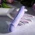 Evolved Purple Fantasy: Realistic Phallic Vibrator