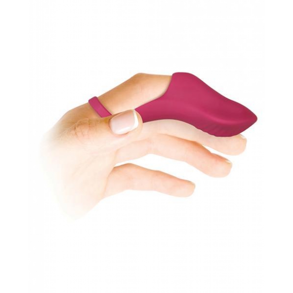 Frisky Finger Rechargeable Bullet Vibrator Burgundy