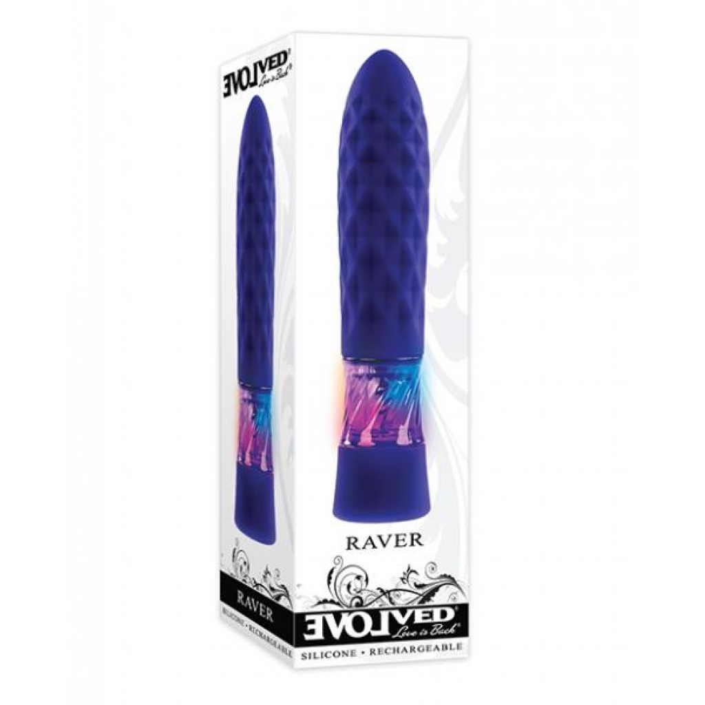 Evolved Raver Bullet Vibrator - Light Up Pleasure