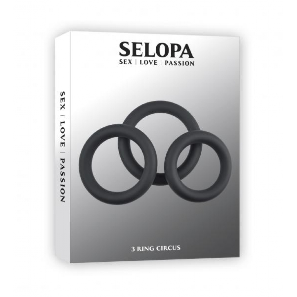 Selopa 3 Ring Circus Penis Rings