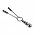 Selopa Beaded Nipple Clamps - Black Chrome