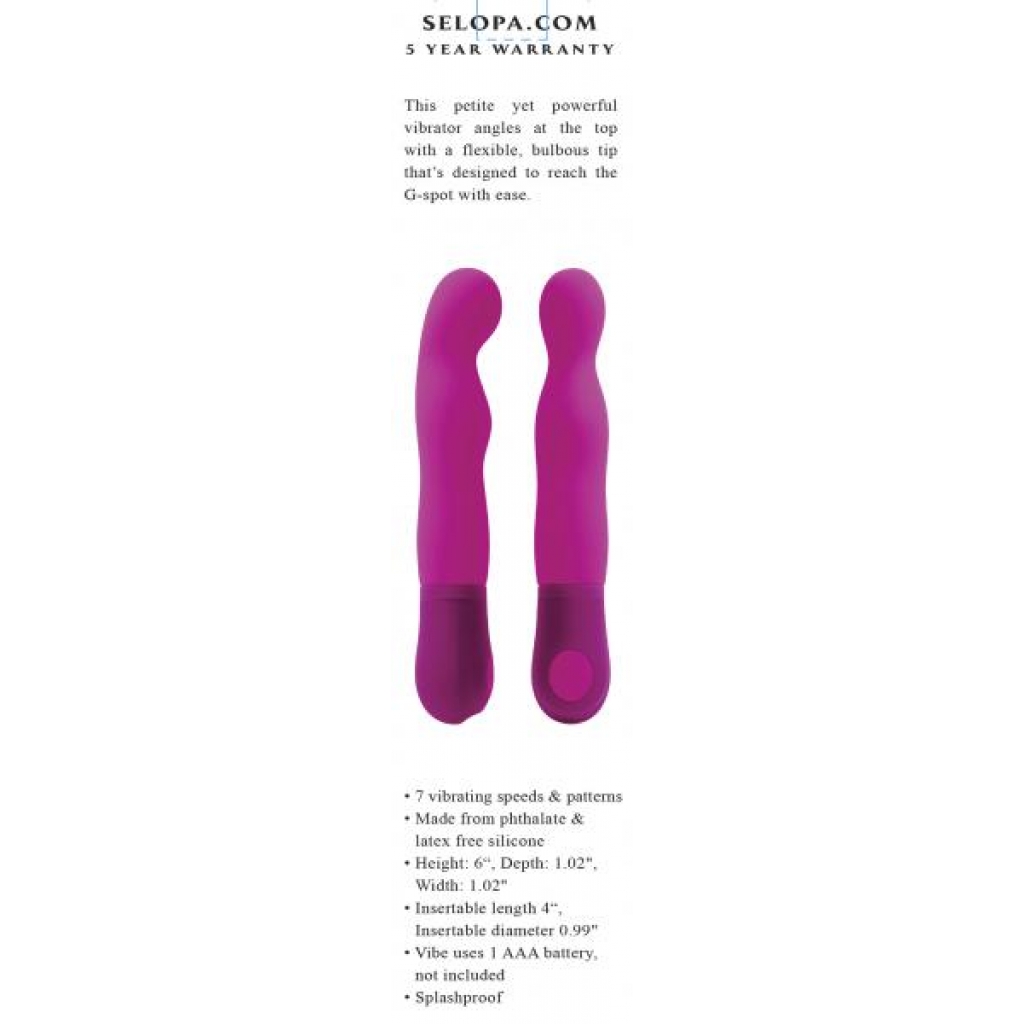 Selopa G Wow Pink G-Spot Vibrator