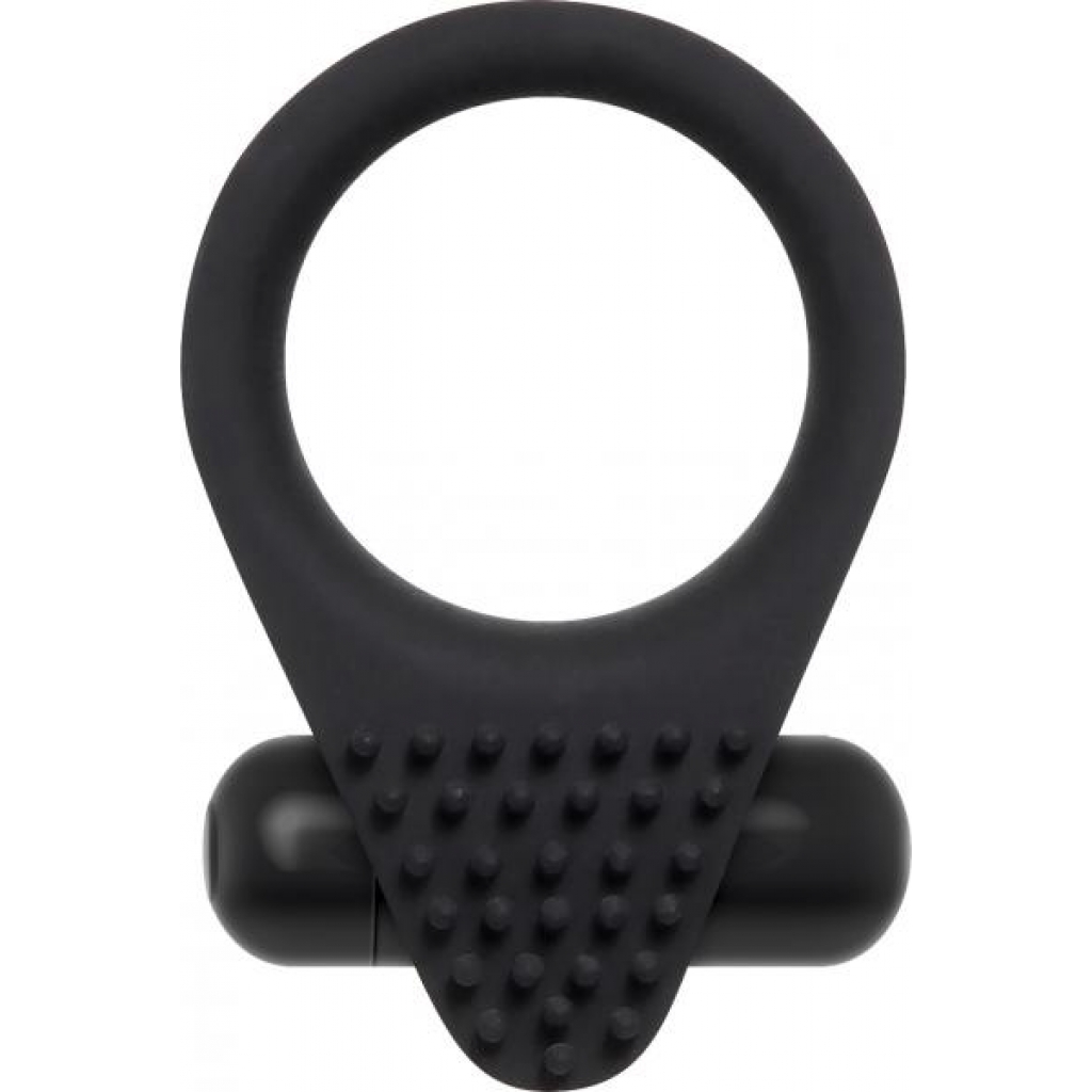 Black Knight Vibrating Penis Ring - For Enhanced Performance