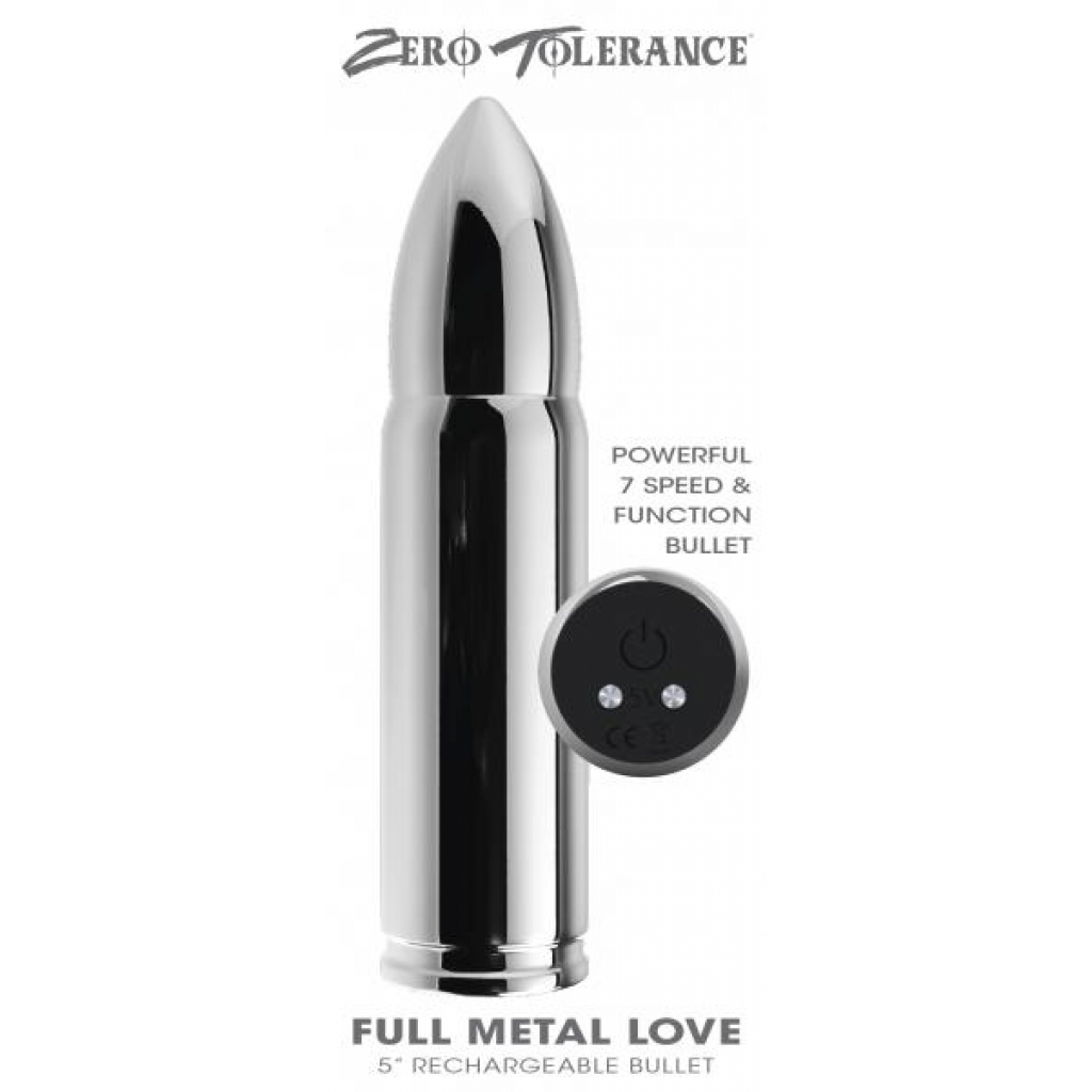 Zero Tolerance Full Metal Love - 5-Inch Vibrating Bullet