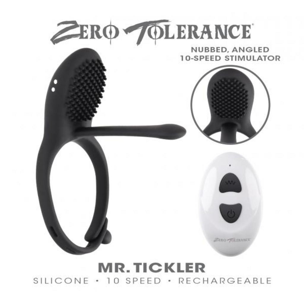 Zero Tolerance Mr. Tickler - Vibrating Penis Ring