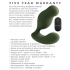 Zero Tolerance The Sergeant Prostate Vibrator - Green