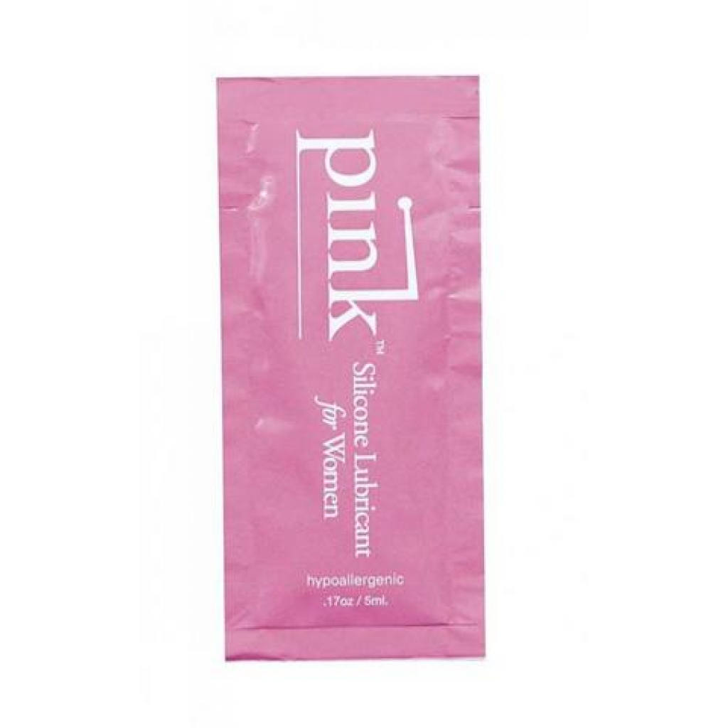 Pink Silicone Lube Sample - .17 oz