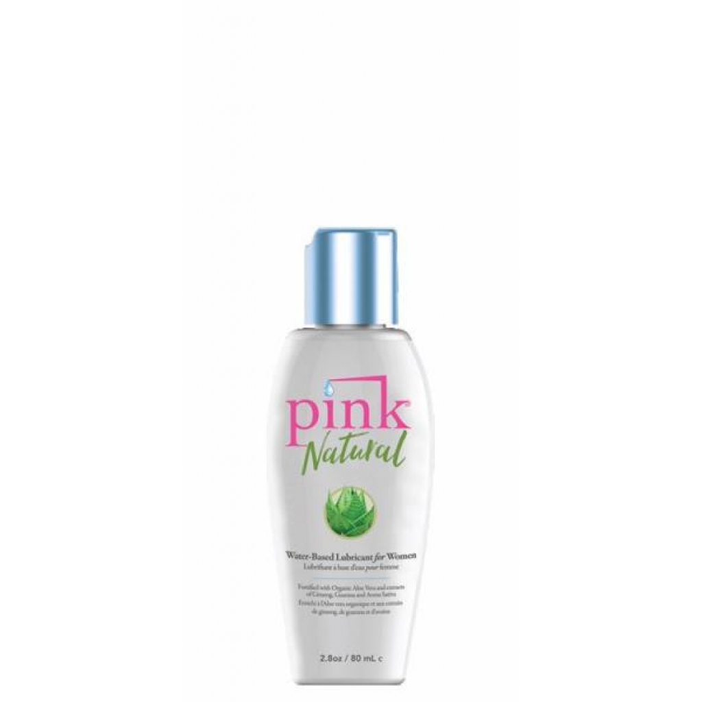 Pink Natural Water-Based Lubricant - 2.8oz