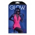 Glow UV Shock Value Halter Dress, Neon Pink, O/S