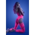 Glow Captivating Bodystocking Set, Neon Pink, O/S