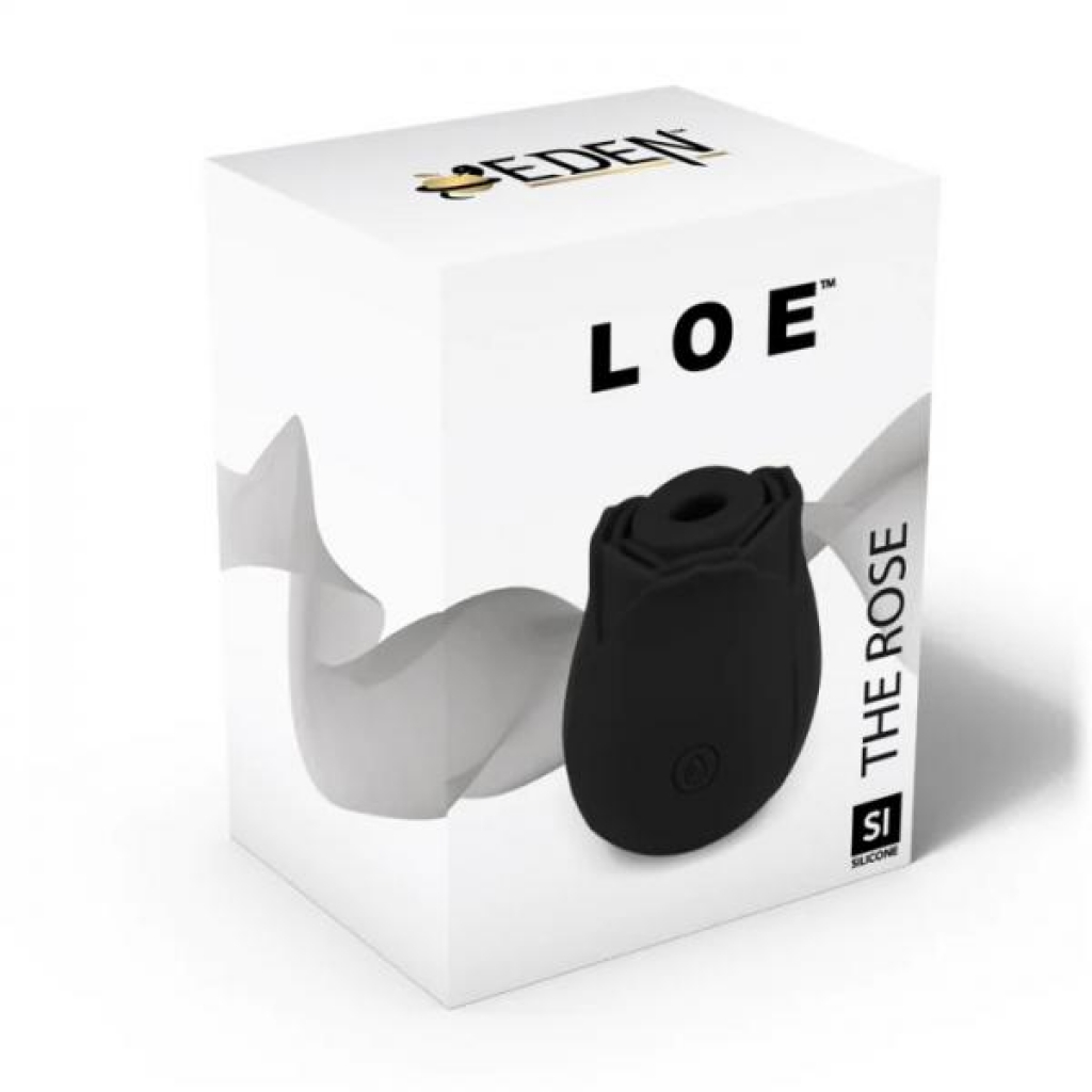 Loe The Rose Premium Suction Stimulator - Black