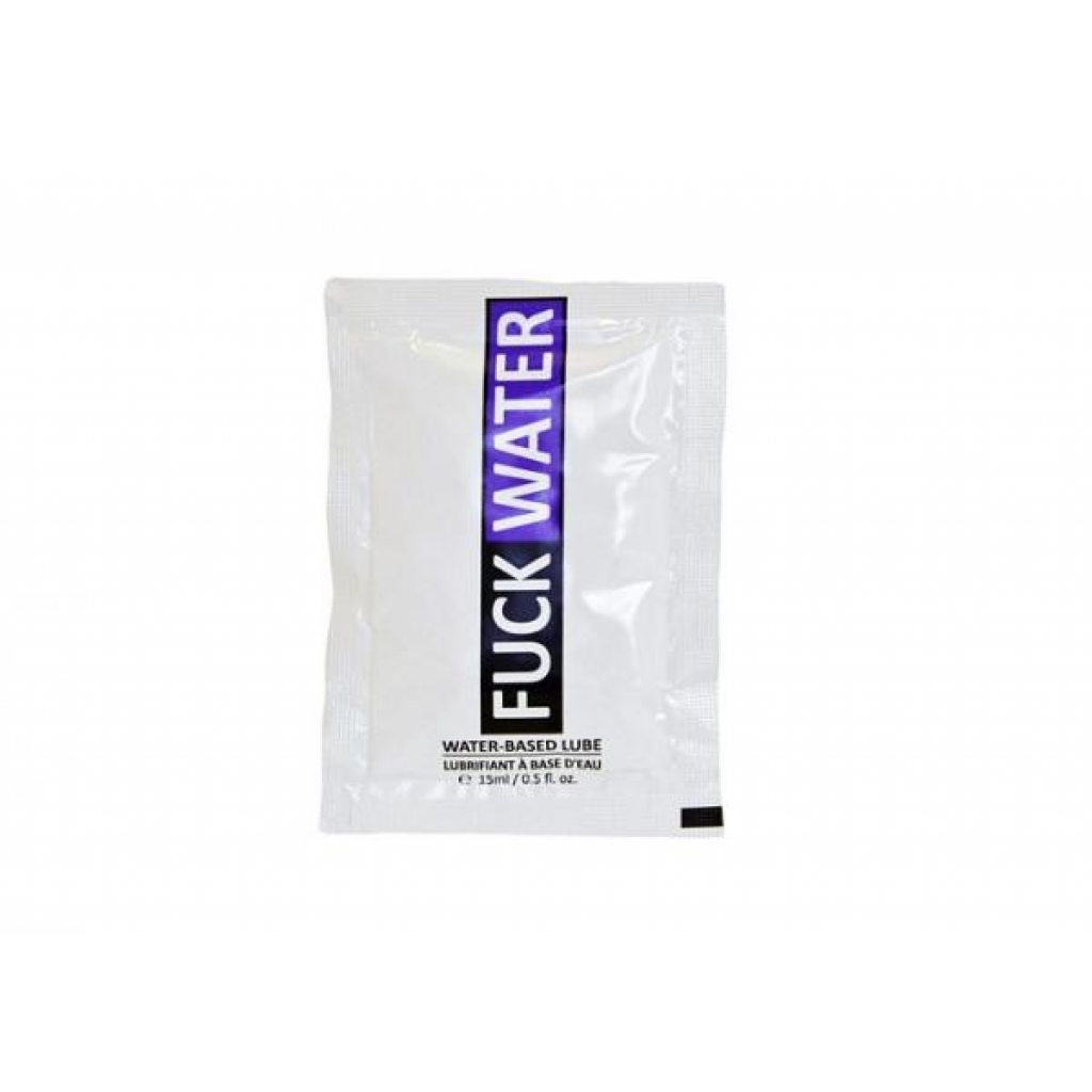 F*ck Water Premium Water-Based Lubricant Pillow Packs 0.5oz