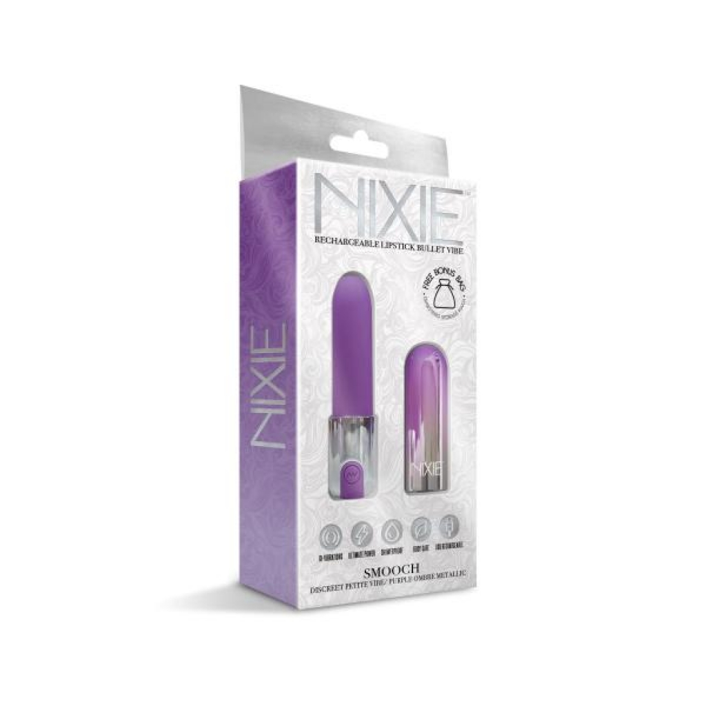 Nixie Lipstick Vibrator - Chic Purple Ombre