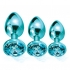 Nixie Blue Metallic Metal Plug Trainer Set