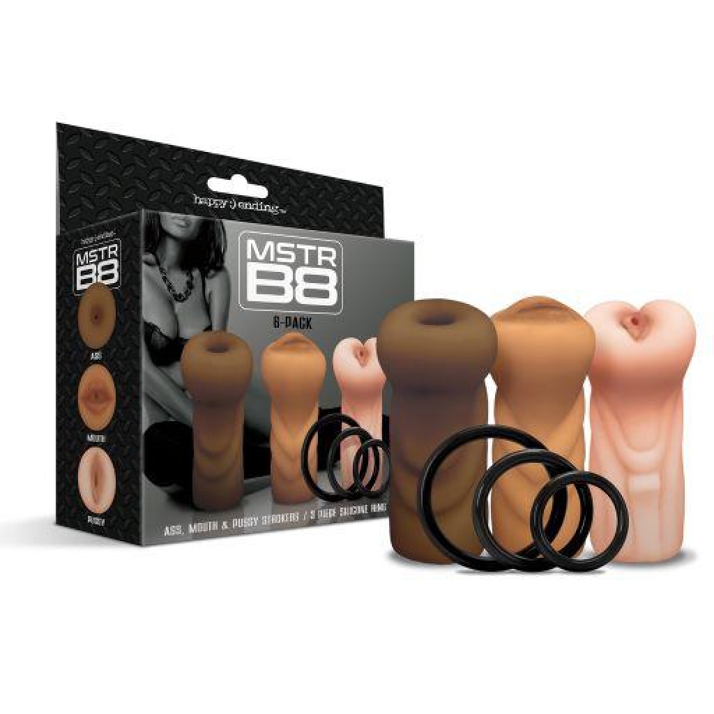 Mstr B8 6 Pack 3-Piece Stroker Kit