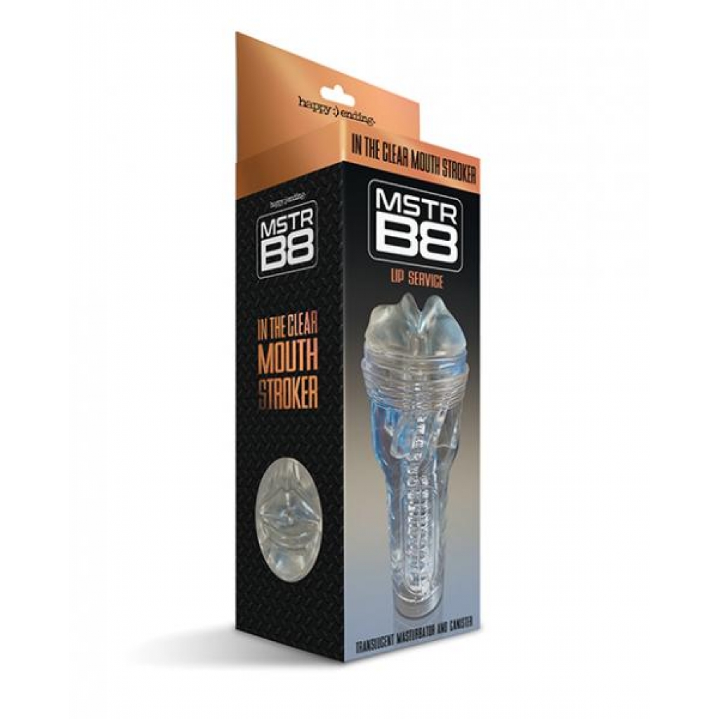 Mstr B8 In The Clear Mouth Stroker - Intense Pleasure Design