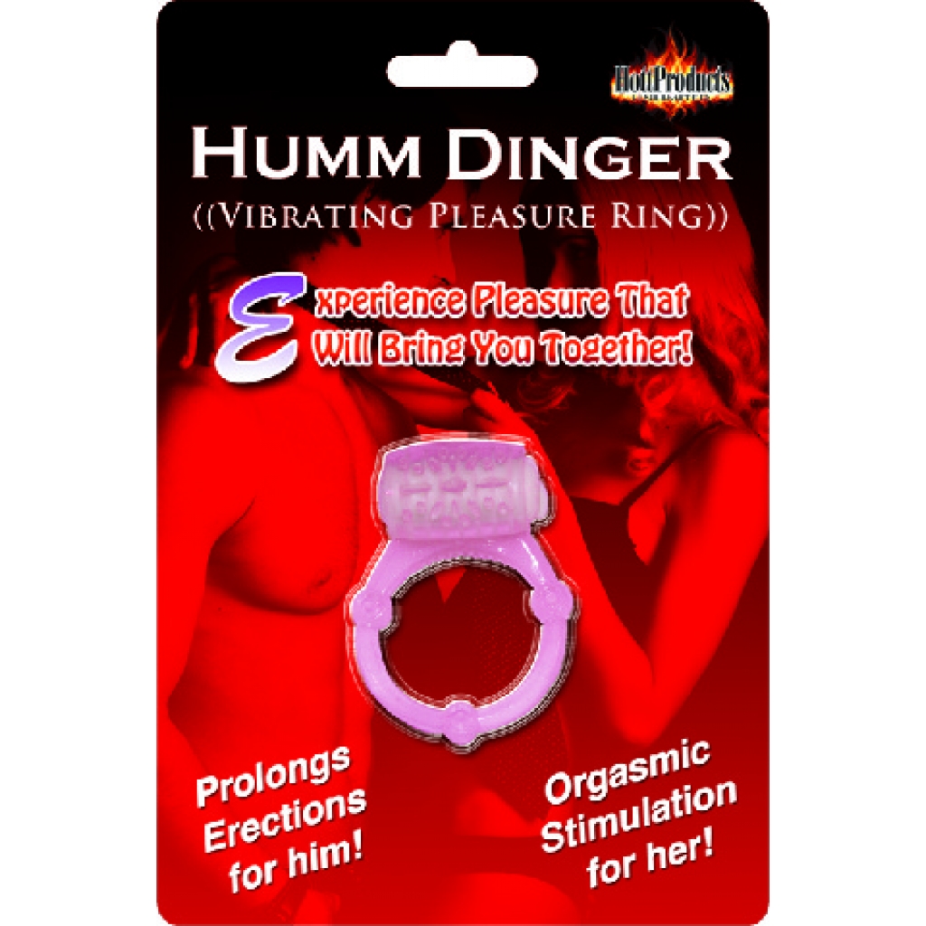 Magenta Humm Dinger Vibrating Penis Ring